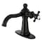 Kingston Brass KSD154BXMB Single-Handle Bathroom Faucet with Push Pop-Up, Matte Black KSD154BXMB - alternate 1